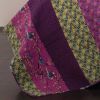 King size Vibrant Purple Yellow Boho Floral Reversible Lightweight Quilt Set