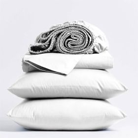 Queen size White 100-Percent Certified Organic Cotton Sheet Set